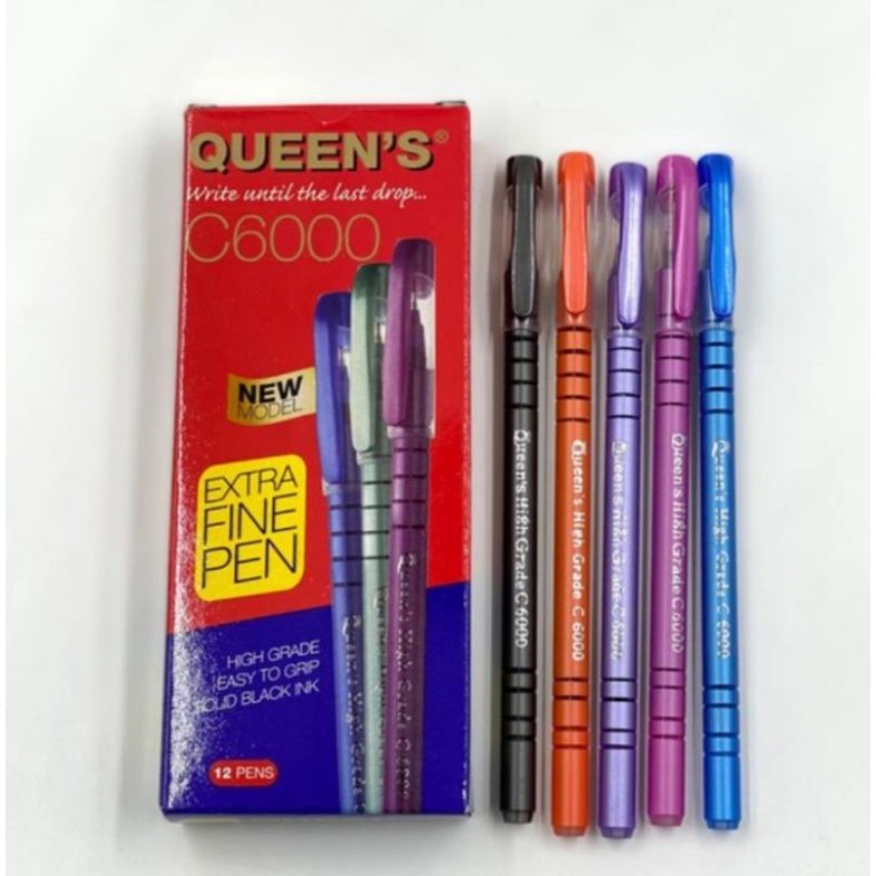 

Pulpen Faster C 6000 Queen's -Hitam