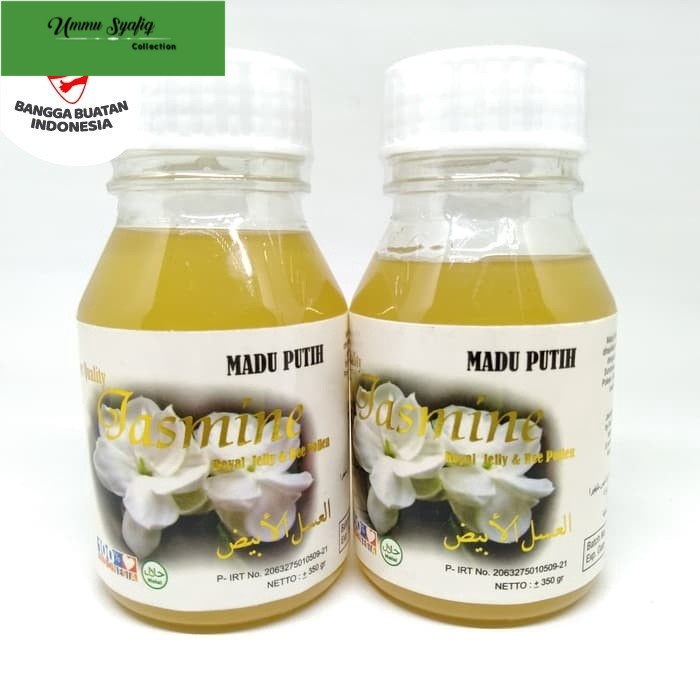 

Madu Putih Hutan Sumbawa + Bee Pollen + Royal Jelly Jasmine 350 Gram
