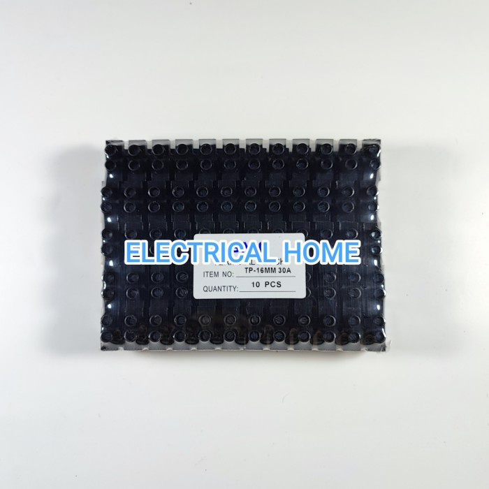 TERMINAL KABEL KRUSTIN 16mm 30A / TERMINAL PLASTIK HITAM