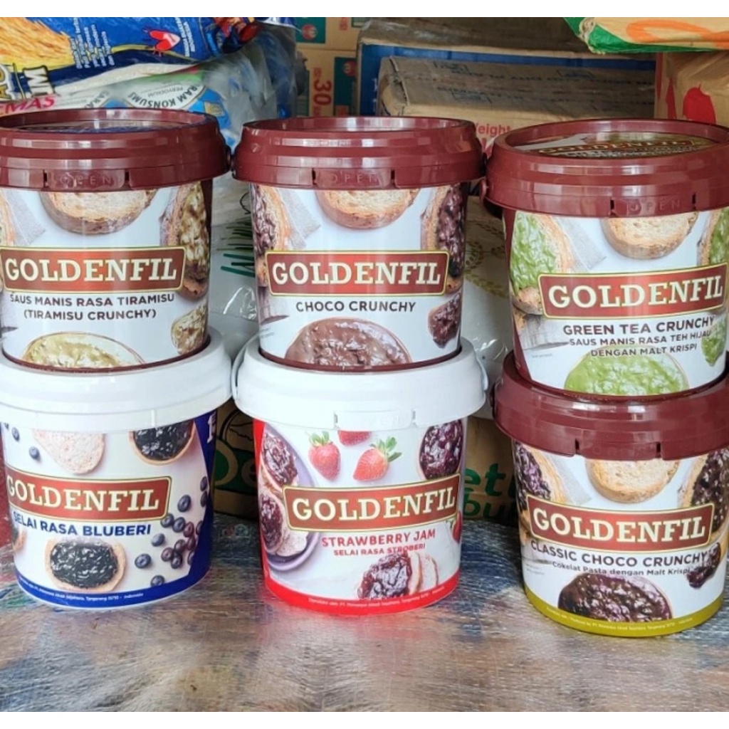 GOLDENFIL 1kg Selai / Spread All Variant Ready GOJEK