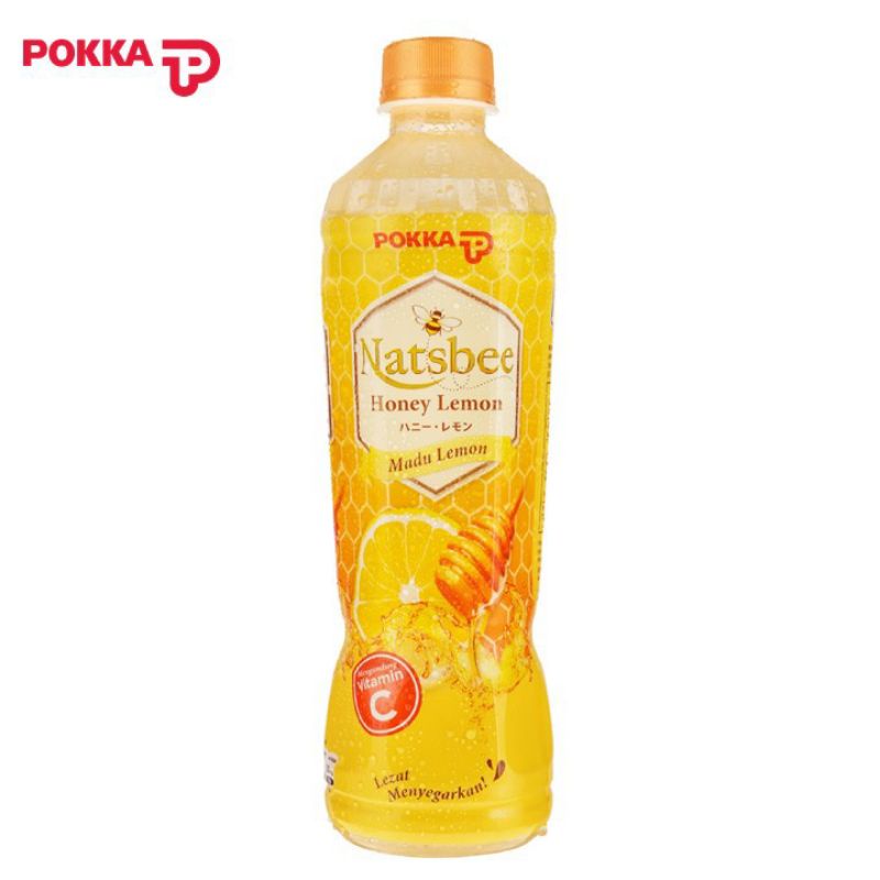 

POKKA Natsbee honey lemon minuman rasa LEMON dan MADU