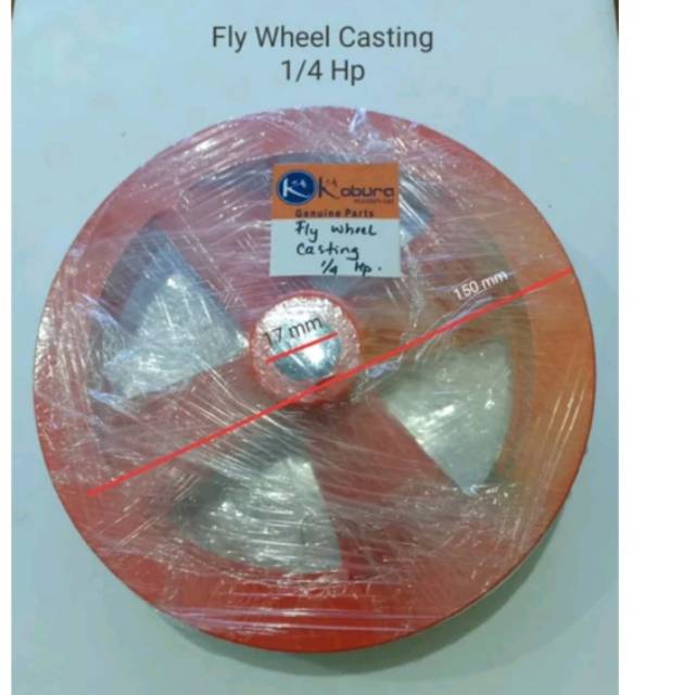 Fly Wheel atau Pulley Kompresor 1/4 hp