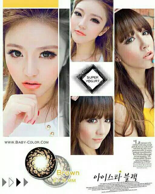 Murahhh Softlens Baby Color Super Yogurt Original