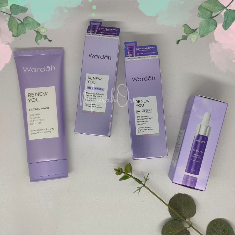Paket wardah renew you series