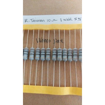 Terlaris Resistor Taiwan 10 Ohm 1 Watt Murah