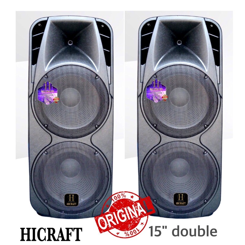 Promo Speaker Pasif double 15Inch HICRAFT Original