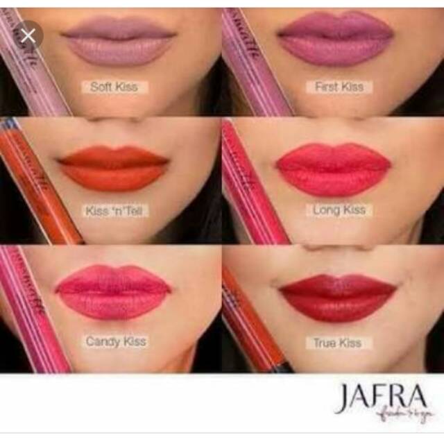 Liquid matte lipstick by jafra (long kiss)