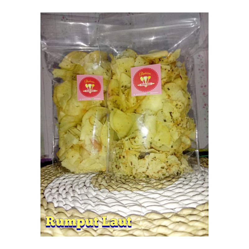 

keripik singkong rumput laut