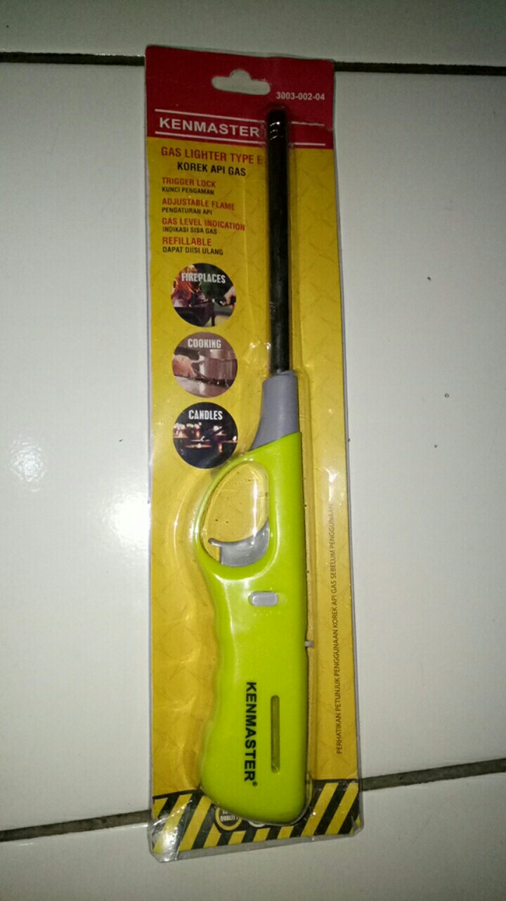Alat Pematik Api Korek Gas Panjang Kenmaster