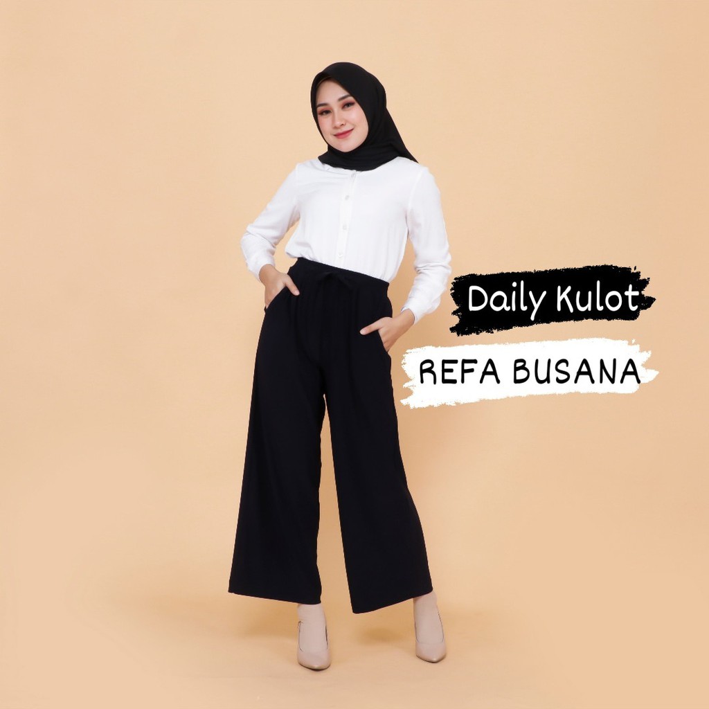 Ootd Celana Kulot Coklat Tua - Ini Cara Tampil Cantik Dengan OOTD Warna