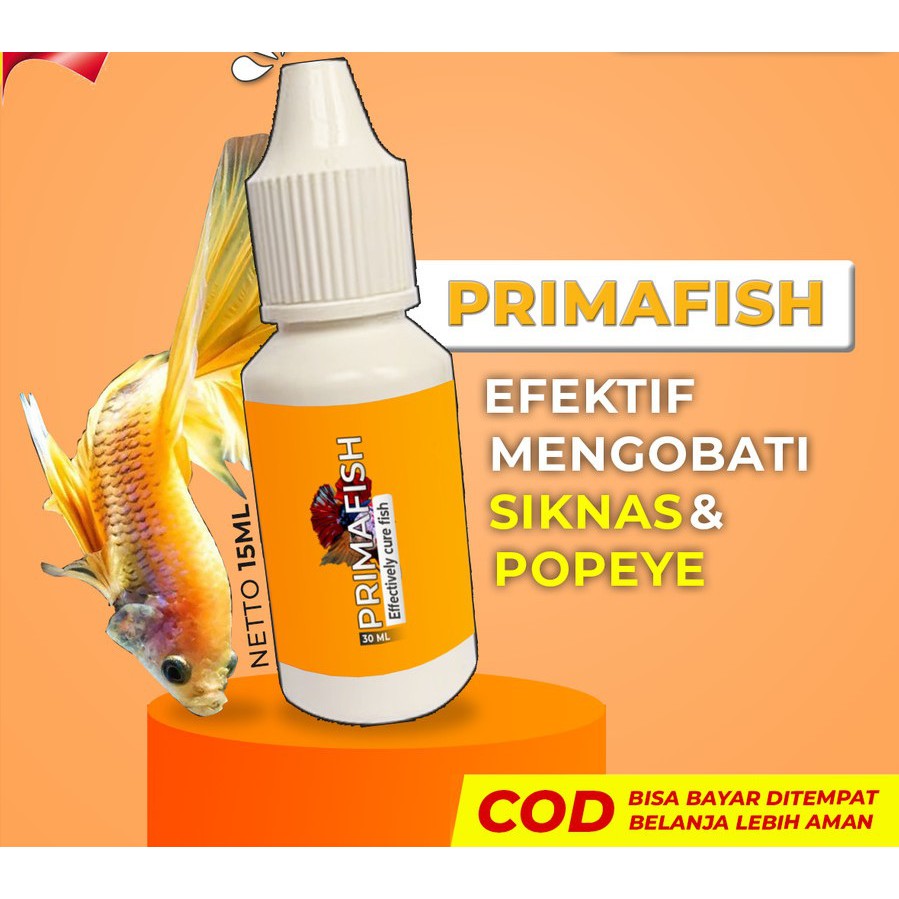 Primafish Obat Ikan Dropsy Siknas Sisik Nanas Popeye Ikan Cupang Hias