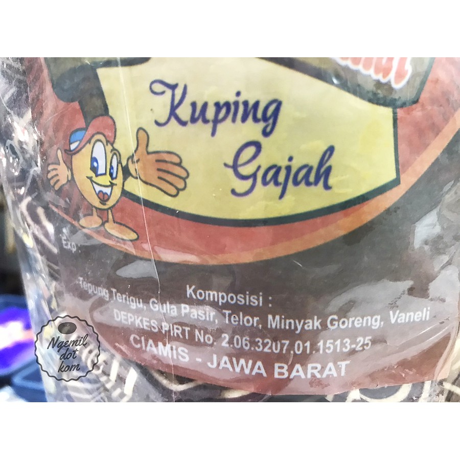 

RiDn KUPING GAJAH 500gr / KUPING GAJAH KILOAN / KUPING GAJAH SNACK / KUPING GAJAH HITAM / PUTIH