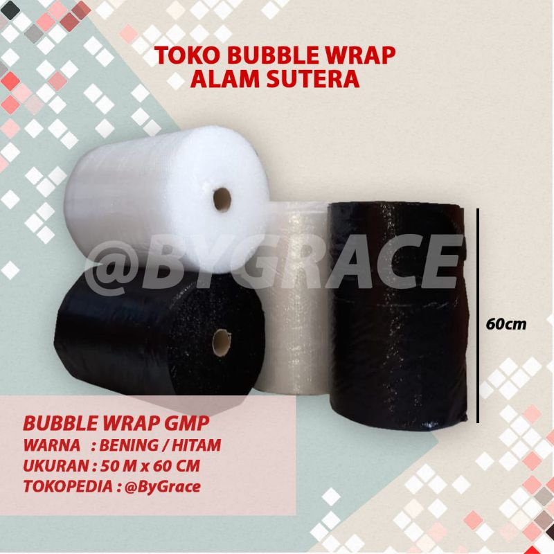 

BUBBLE WRAP BENING/HITAM 60CM X 50MTR