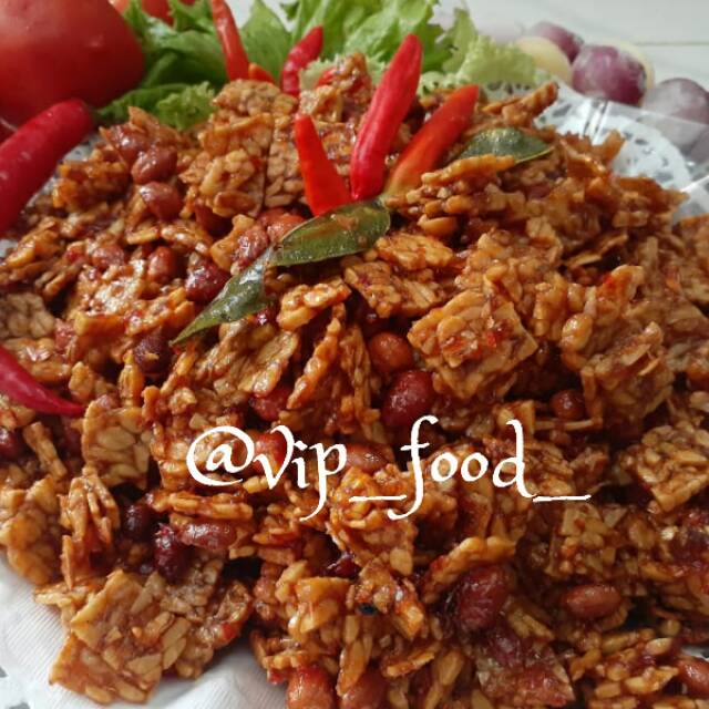 

kering tempe orek tempe tempe kacang lauk siap saji tahan lama