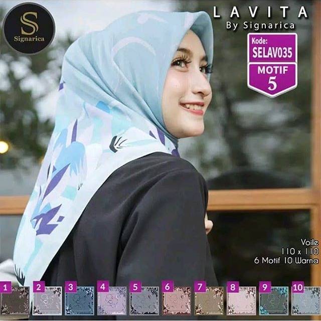 Jilbab lativa motif 5 by signarica
