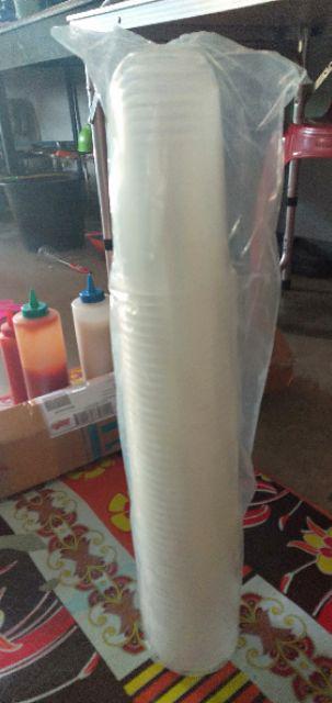 Gelas Plastik Cup Pp Oval 22 Oz Isi 50 Tanpa Tutup