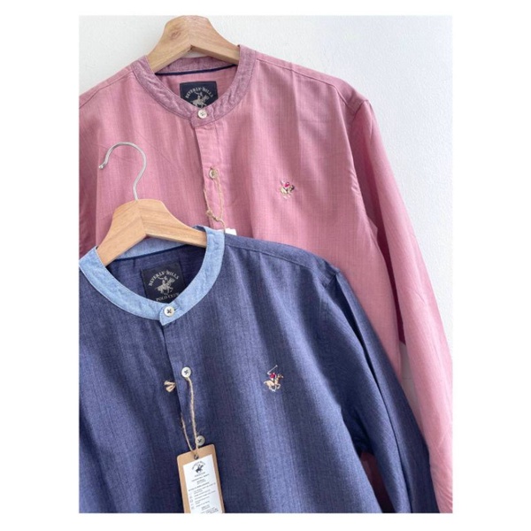 beverly longsleeved mandarin shirt