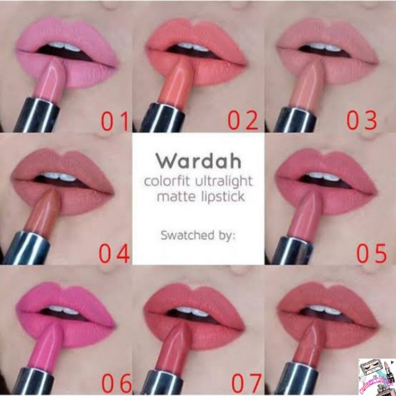 ☃Cutezz_Ching1☃Wardah Colorfit Ultralight Matte Lipstick