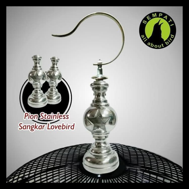 HOT LIST PION SANGKAR BURUNG LOVEBIRD STAINLESS PALING LARIS