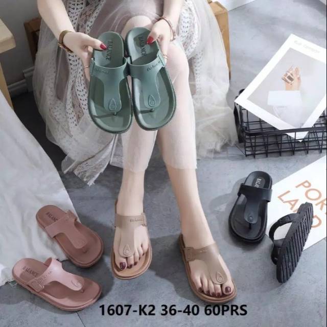 SANDAL KARET JELLY CAPIT BALANCE 1607