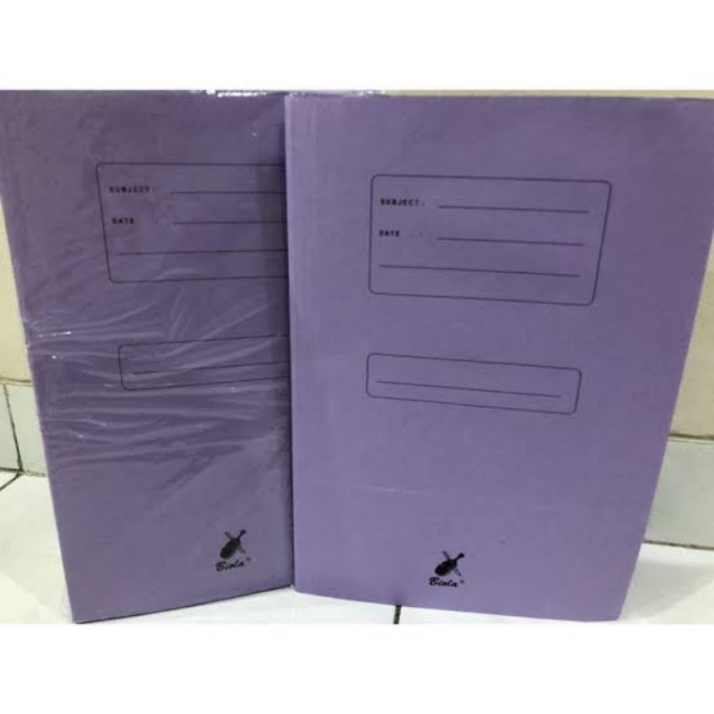 Map Kertas Biola 5002 Ungu/Putih/Coklat isi 50