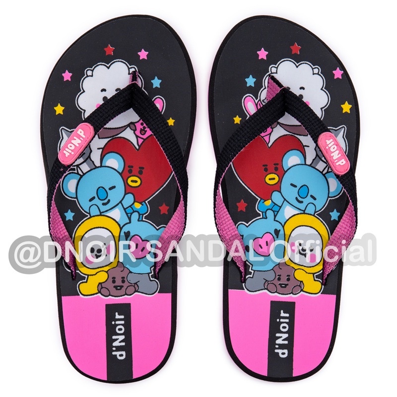 DNOIR Sandal Jepit Anak BTS size 31 - 36