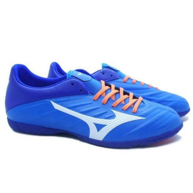 Sepatu Futsal Mizuno Rebula 2 V3 In - Brilliant Blue/White