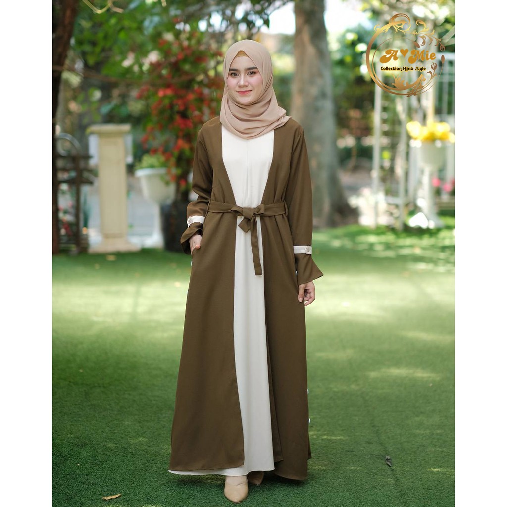 Jual New Ziatusha Maxi 2 Fashion Muslim Gamis Wanita Casual Dress