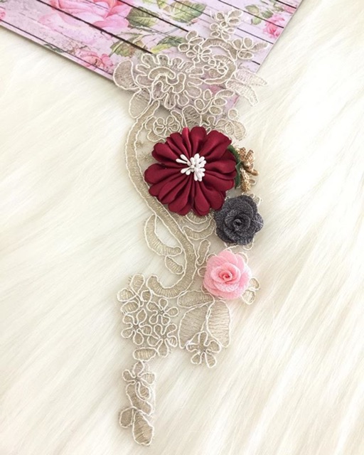 Lace 3D / renda 3D / bordir renda / renda tempel