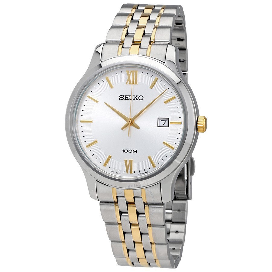 Seiko Quartz SUR223P1 Neo Classic Two Tones - Jam Tangan Pria SUR223