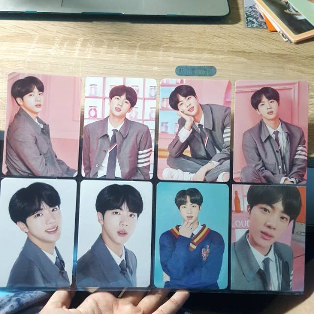 bts jin 4th muster korea japan binder photocards