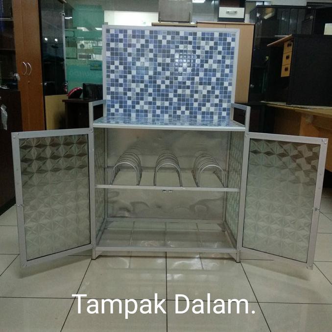 Meja Kompor/Rak Kompor/Rak Kompor Dua Tungku/Meja Kompor Rak Piring. Jordiamandamart