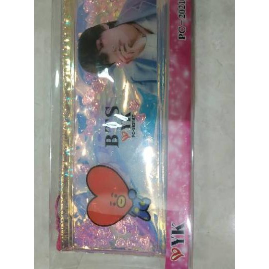 

(kode-491) tempat pensil hologram BTS JIMIN V RM JUNGKOOK ..