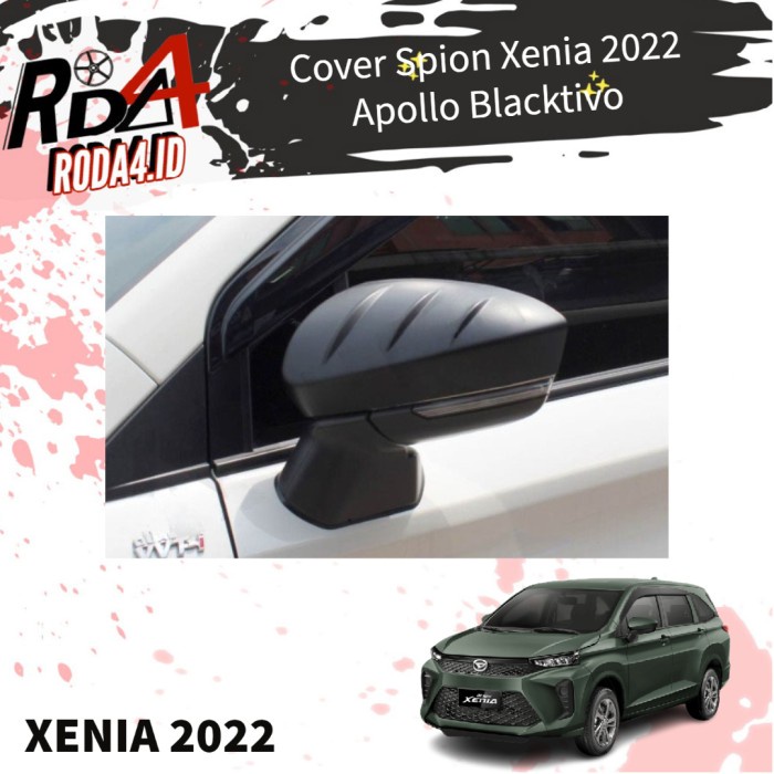 Cover Spion Mobil All New Avanza Xenia 2022 Model Apollo Blacktivo