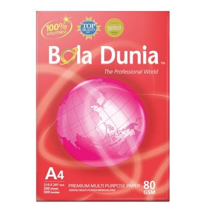 

KERTAS HVS BOLA DUNIA A4 / F4