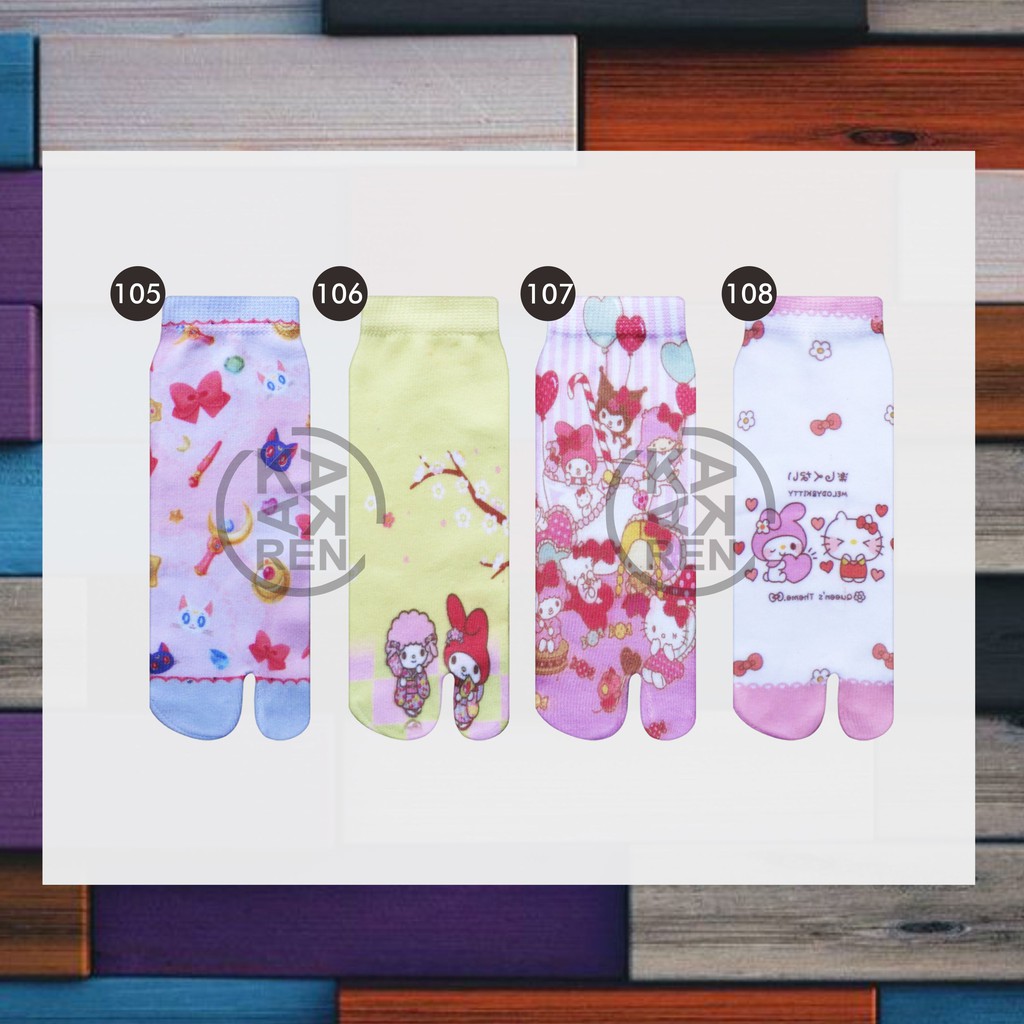 Kaos Kaki Jempol Anak Printing Karakter Unicorn, Panda F