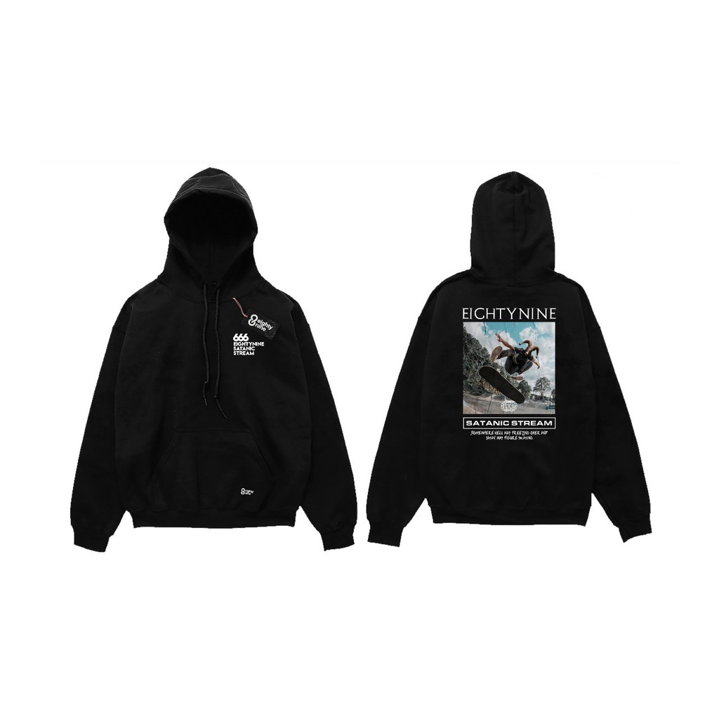 Sweater hoodie Original eightynine satanic stream