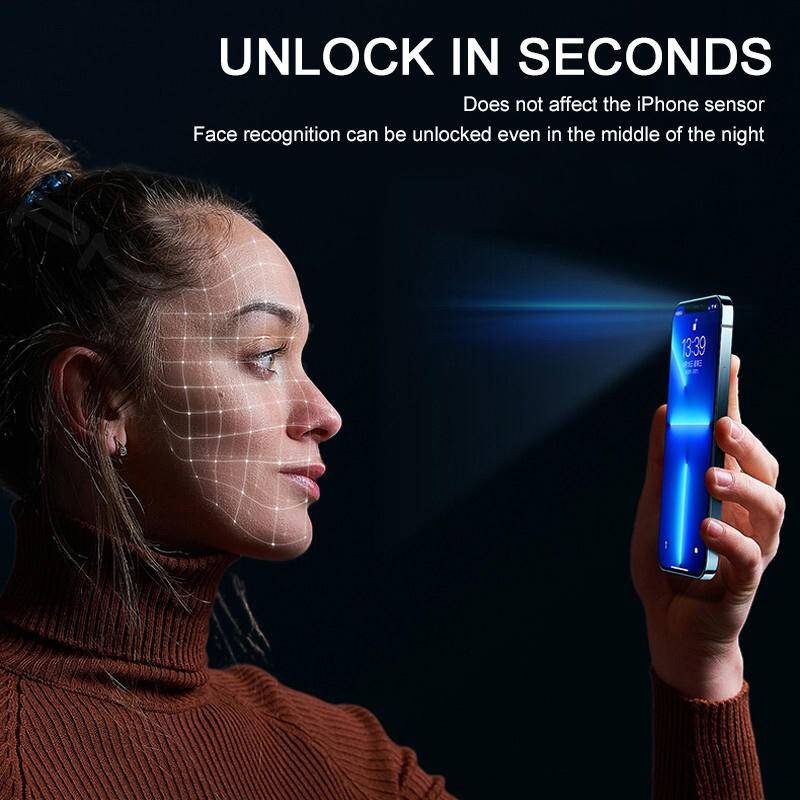 1pc Pelindung Layar Tempered Glass Anti Spy Untuk iPhone 11 12 13 Pro MAX Mini X XS MAX XR SE 2022 6 6s 7 8 Plus SE 2020