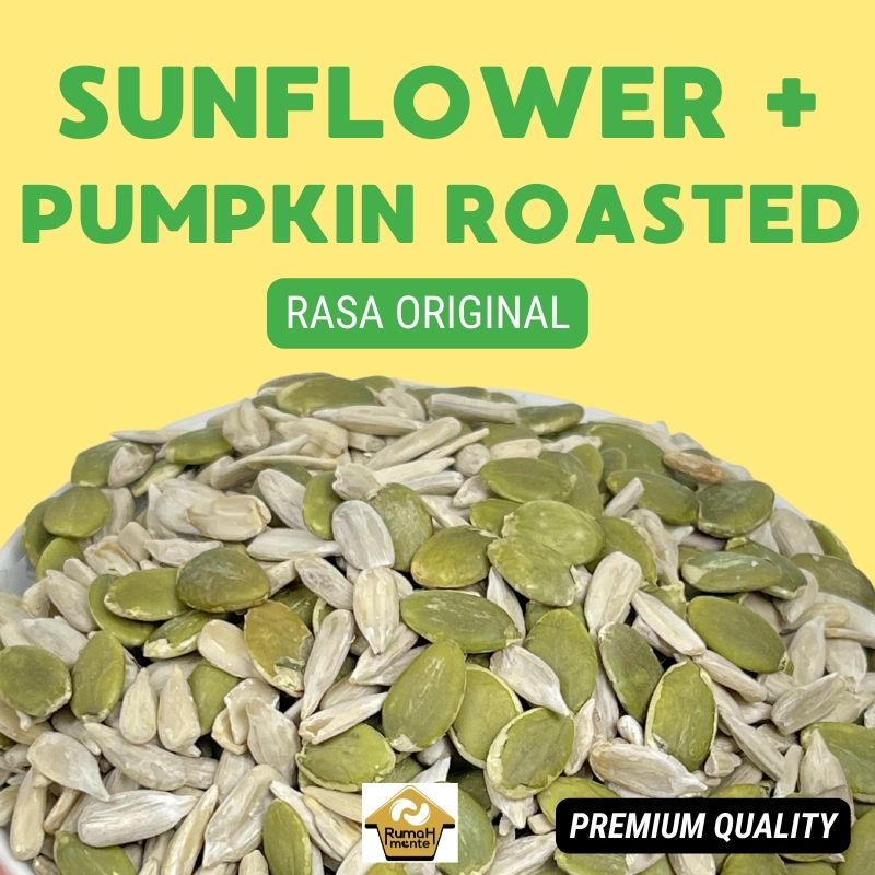 

TRAIL MIX SUNFLOWER SEED PUMPKIN SEED 90GR BIJI BUNGA MATAHARI BIJI LABU PANGGANG