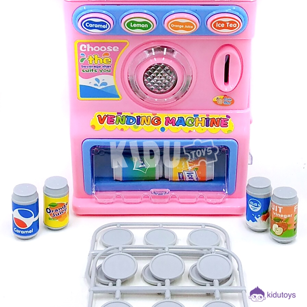 Mainan Anak Mesin Minum Otomatis / Vending Machine Kidu Toys