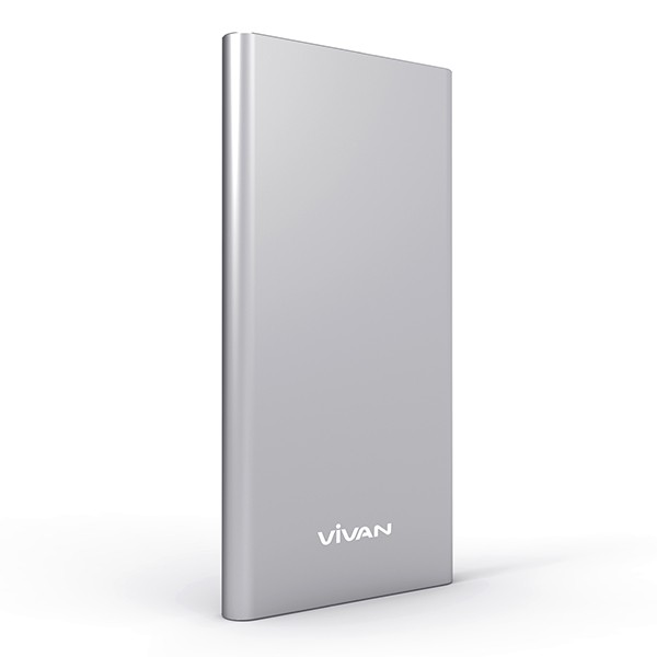 PROMO VIVAN POWERBANK B5 SILVER 5000MAH FOR IPHONE 6/PLUS ORI 100% TERLARIS