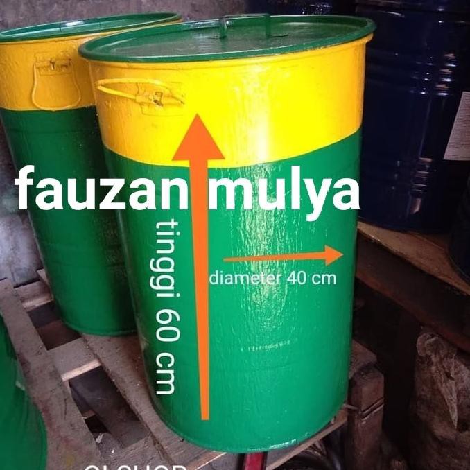 drum kaleng /tong sampah/drum tempat sampah