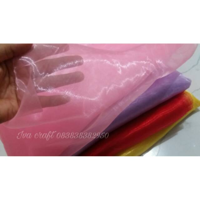 Kain kaca/kain organdi