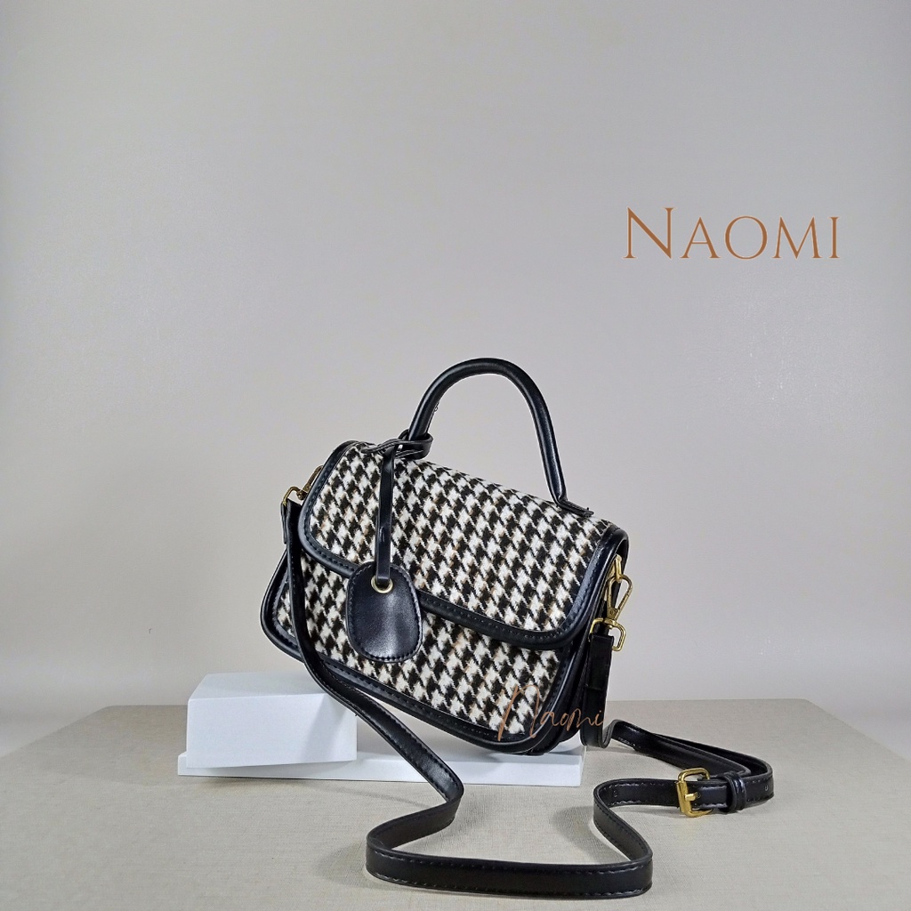 NAOMI - Rebecca Sling Bag Import Tas Selempang Wanita Fashion - Bag Kulit Belundru - Lembut Long Strap - Tas Selempang Premium - tas naomi - naomi bag