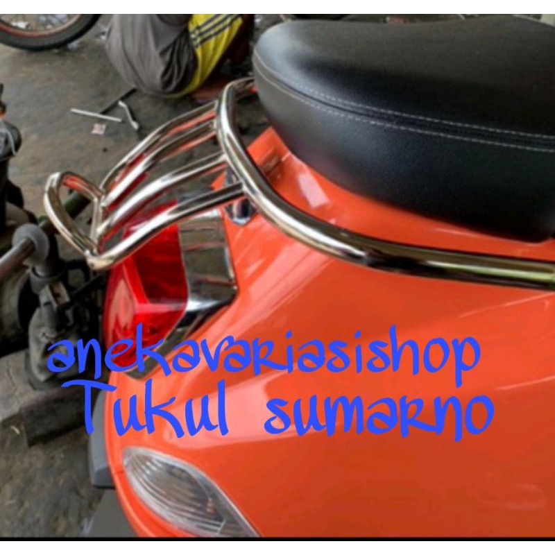 Behel Vespa / Rearrack Vespa LX / aksesoris Vespa