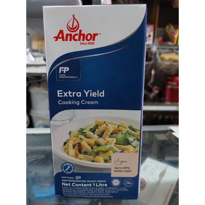 

(BISA COD) ANCHOR cooking cream 1lt culinary cream krim masak bukan extra yield PROMO Kode 1474