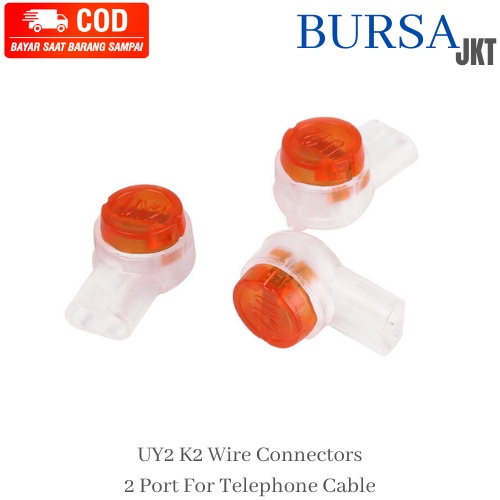 KONKETOR K2 WIRE CONNECTOR 2 PORT ALAT BANTU SAMBUNG KOMPUTER TELEPON