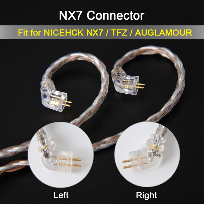 NICEHCK C16-5 16 Core Copper Silver Mixed Cable  3.5/2.5/4.4mm Plug MMCX/2Pin/QDC/NX7 Pin For BL-03 TRNCCAKZZSX TFZ QDC NX7 PRO