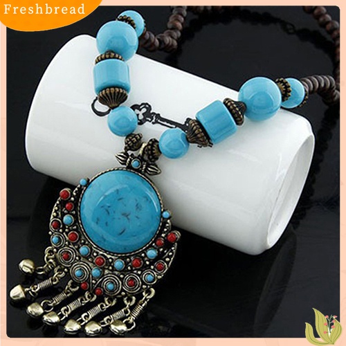 [TERLARIS]Women Vintage Bohemia Style Pendant Long Chain Sweater Necklace Jewelry Charm