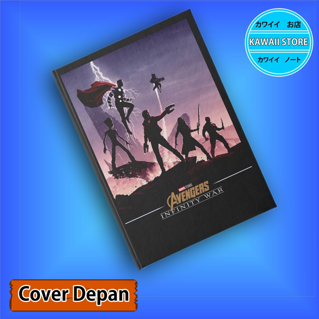 

Notebook / Pocket book Hard Cover Film Marvel Avengers INFINITY WAR 3A uk A5 & A6 / Notes Book